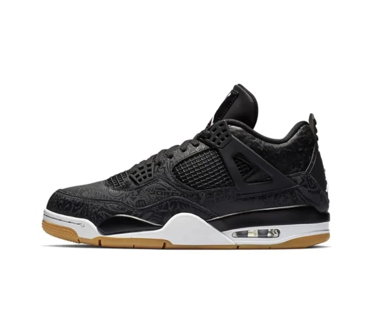 Air Jordan 4 Black Canvas